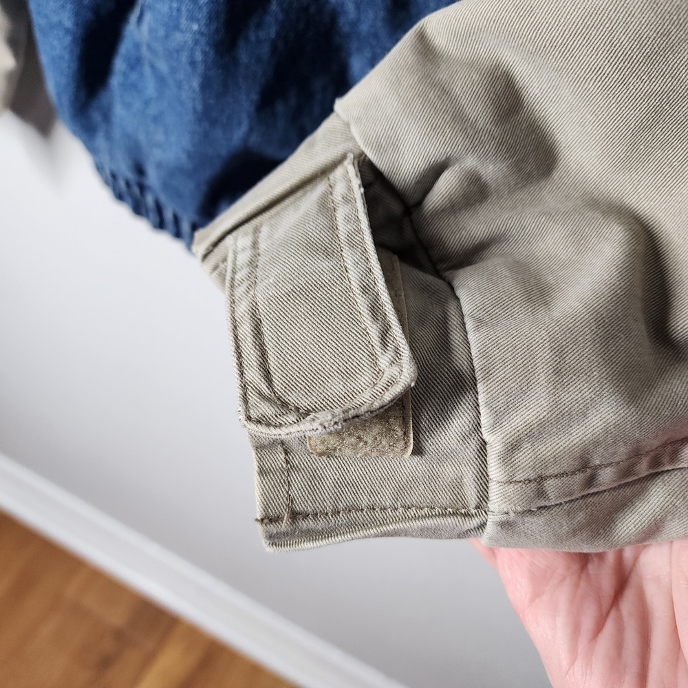 WRANGLER MIXED-MATERIAL BOMBER/VARSITY STYLE JACKET - Picture 10 of 12